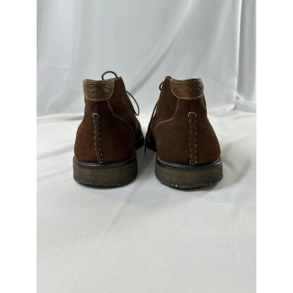 Johnston Murphy Copeland Men's Size 11.5M Shoes Brown Comfort Chukka Ankle Boots